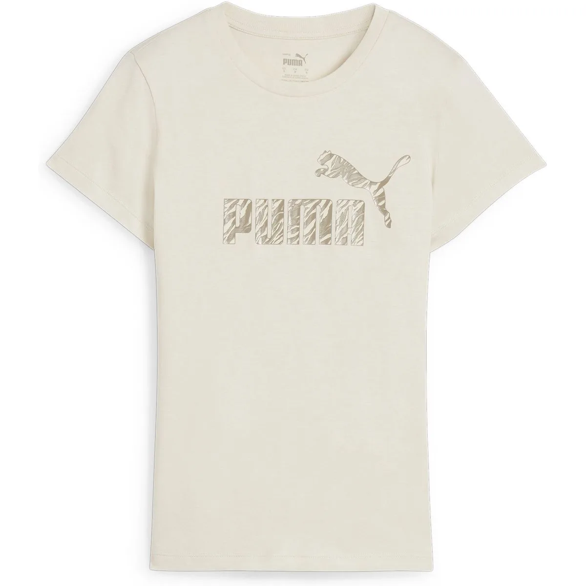 Puma Ess+ Animal Damen T-Shirt, weiß