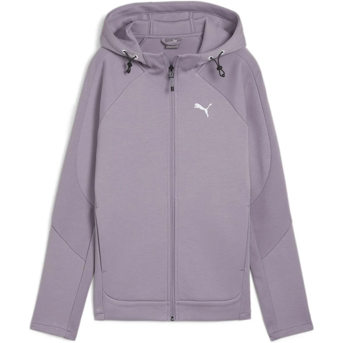 Evostripe Full-Zip Damen Kapuzensweater, lila M