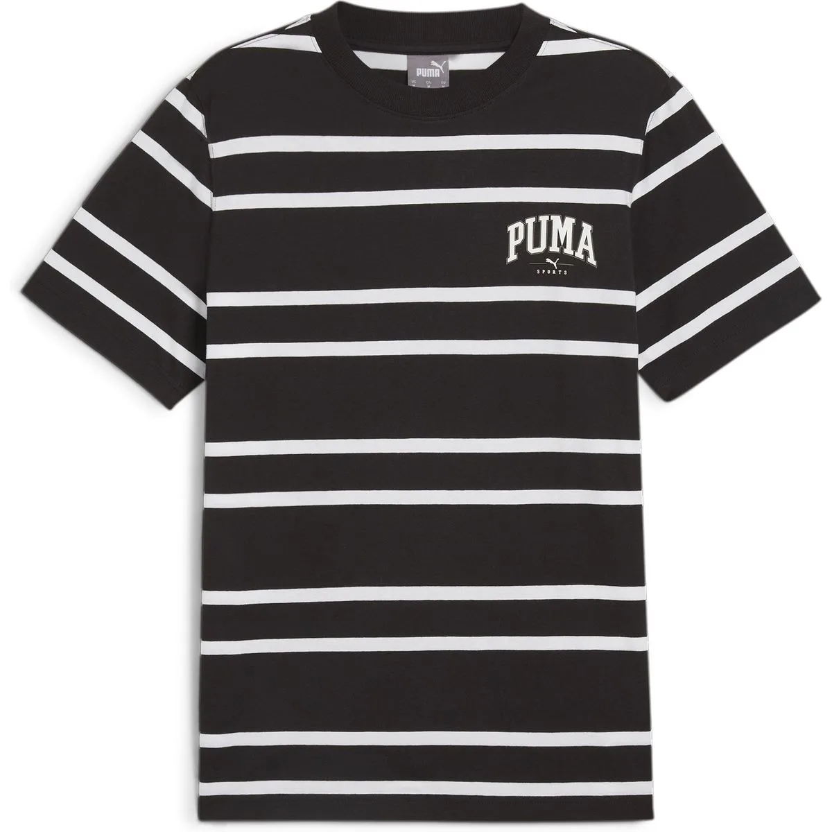 Squad Stripe AOP Herren T-Shirt, schwarz L
