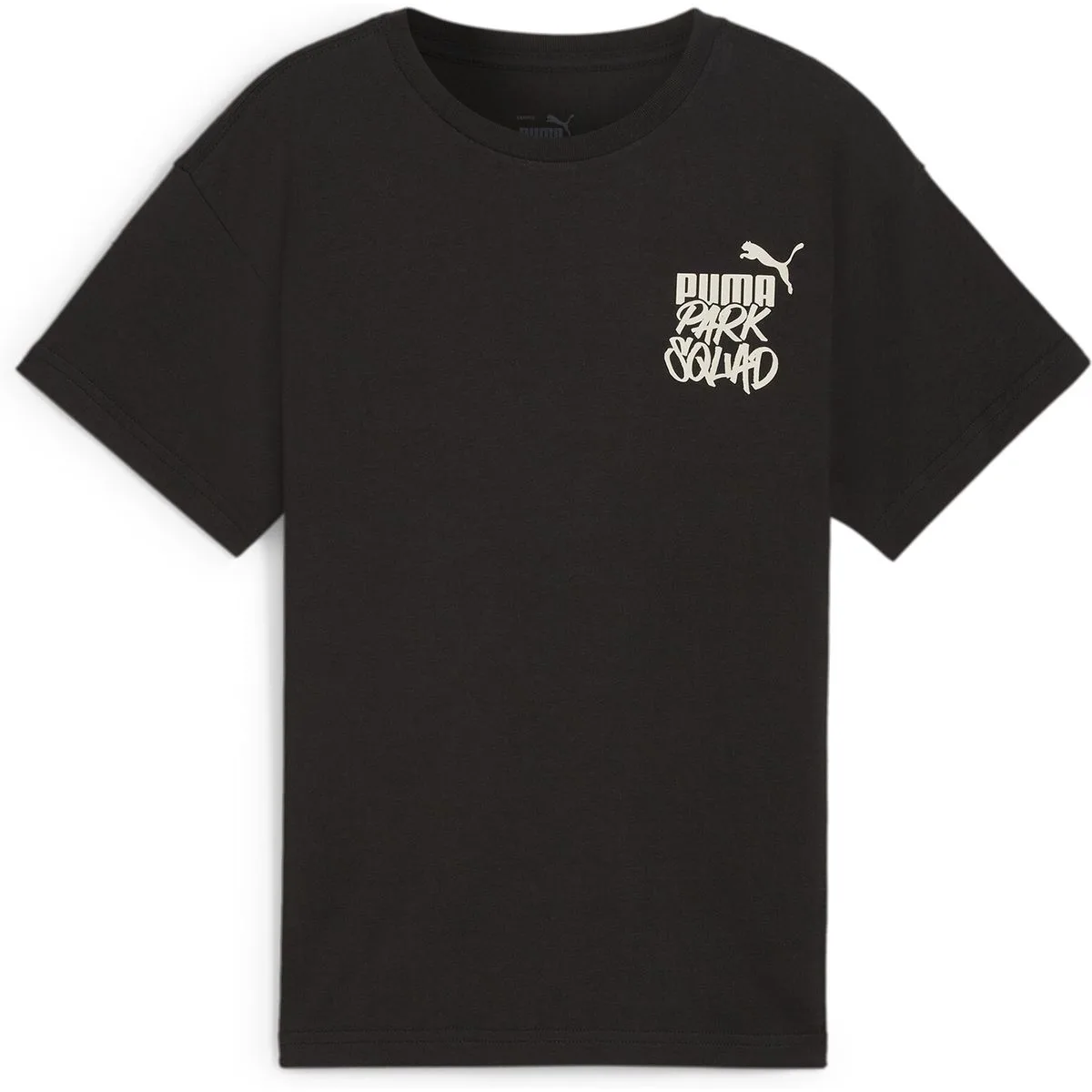 Puma Ess+ MID 90s Graphic Jungen T-Shirt, schwarz