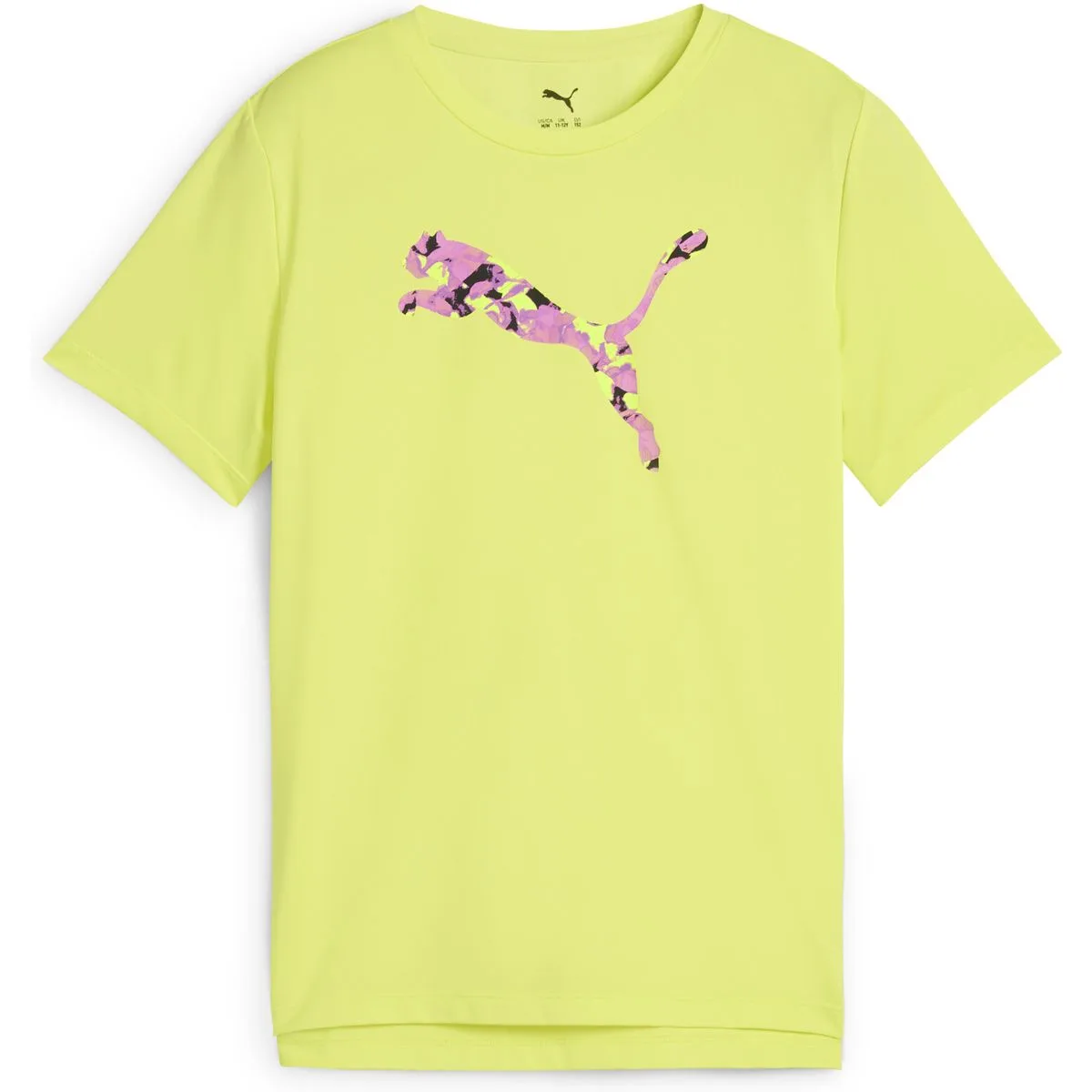 Puma TAD ESS Cat Logo Graphic Mädchen T-Shirt, gelb