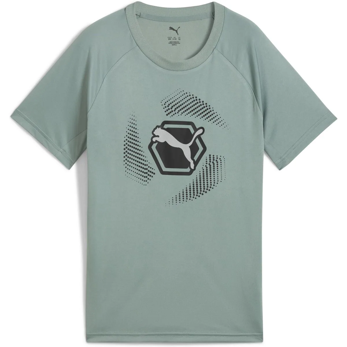 Active Sports Graphic Poly Jungen T-Shirt, grĂĽn 152