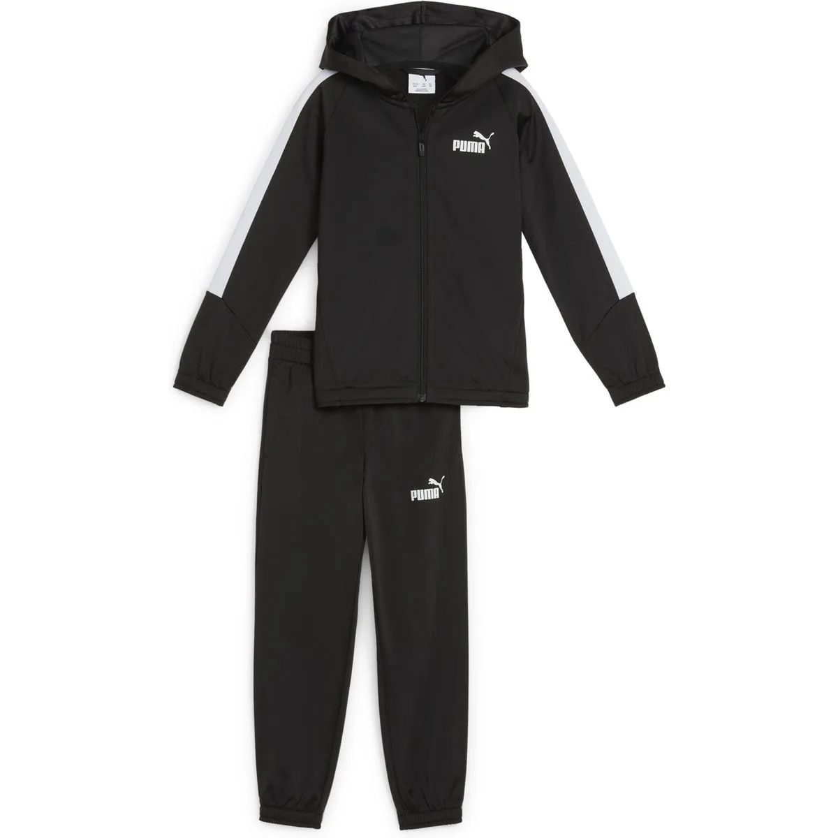 Puma ESS No.1 Logo Poly PS Kinder Anzug, schwarz