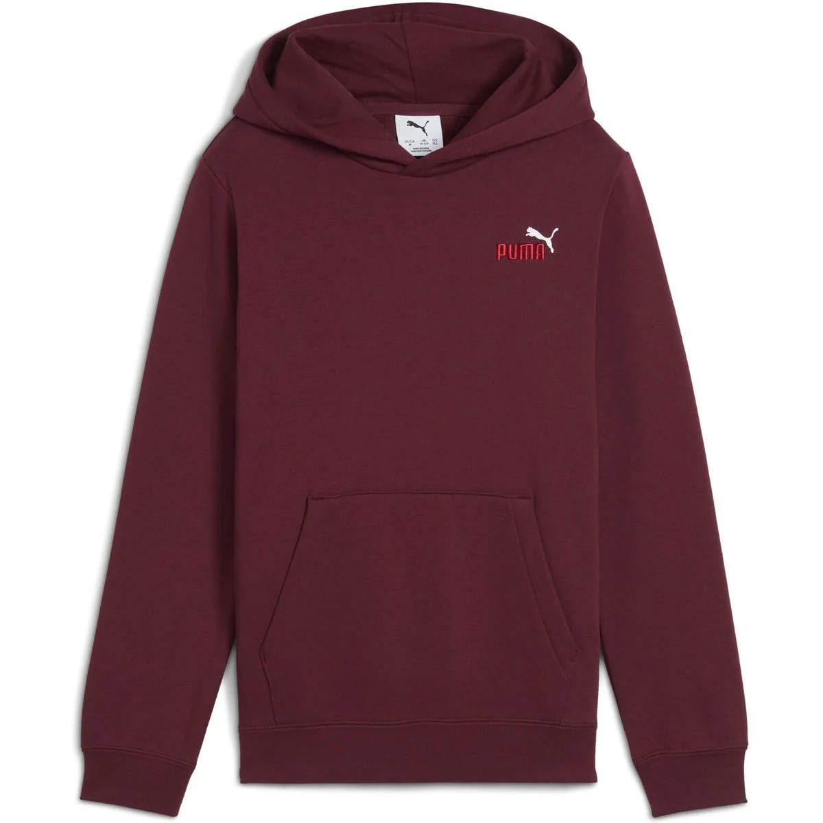 ESS 2 Color Small No. 1 Logo FL Jungen Kapuzensweater, rot 140