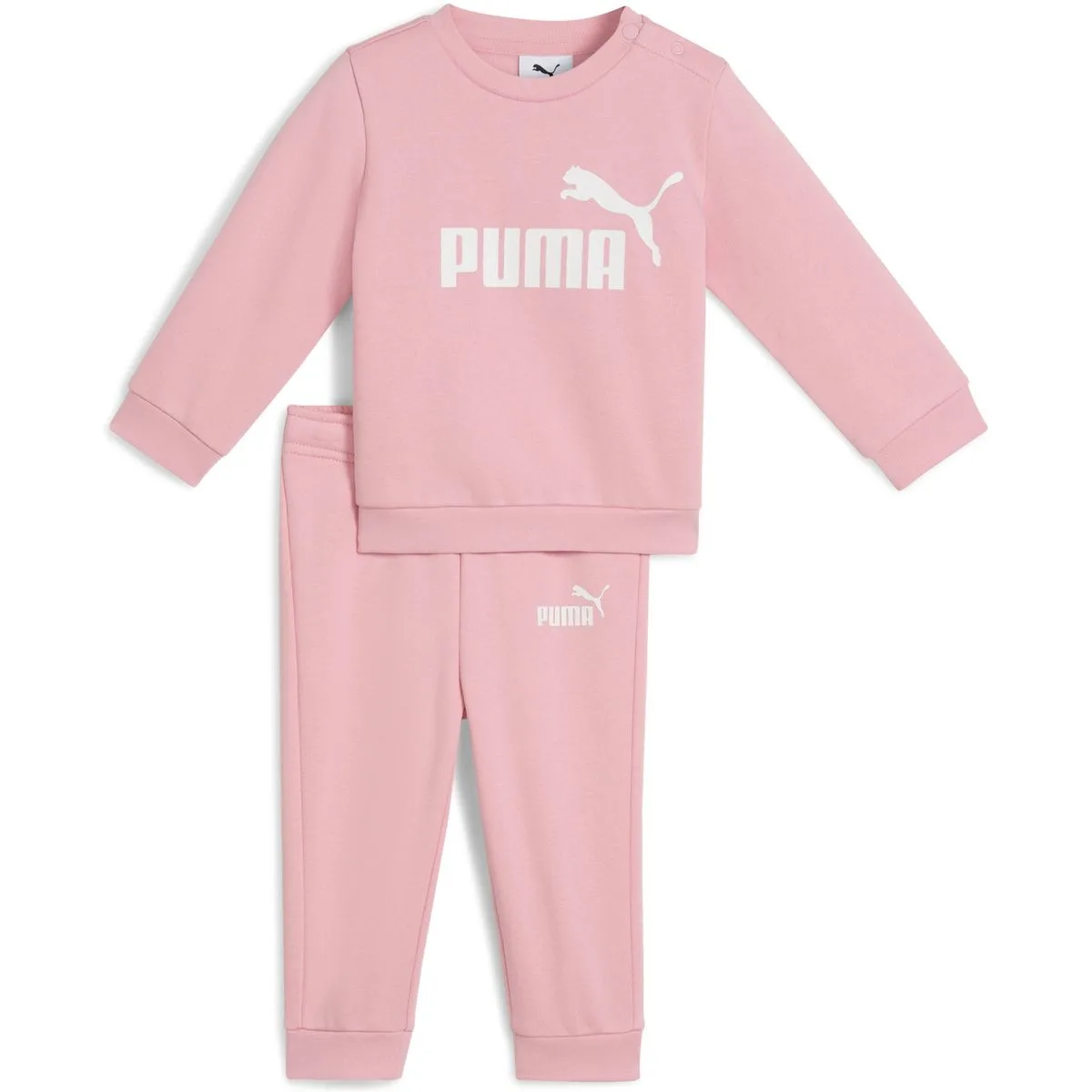 Puma Minicats ESS Crew Set FL INF Kinder Anzug, pink