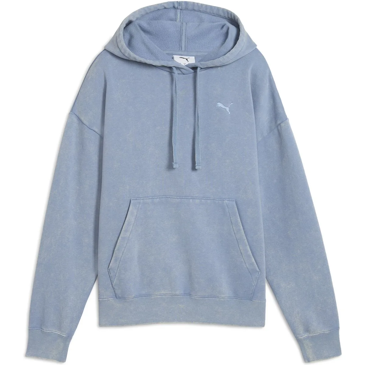 ESS Elevated Relaxed Wash FL Damen Kapuzensweater, blau M