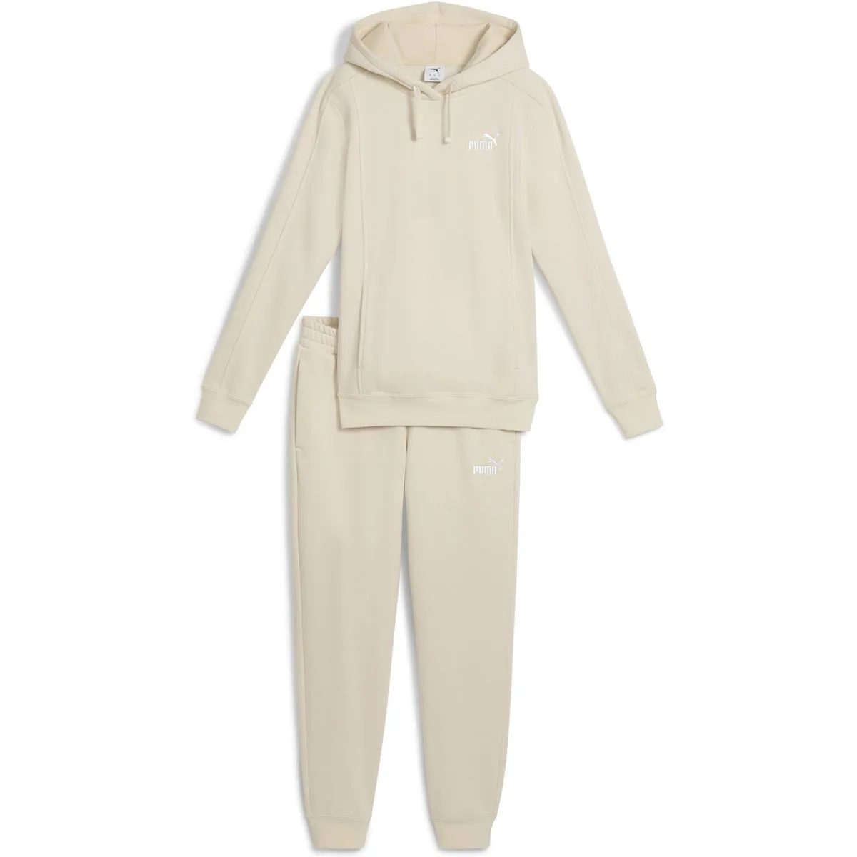 Puma Hooded FL CL Damen Anzug, weiß