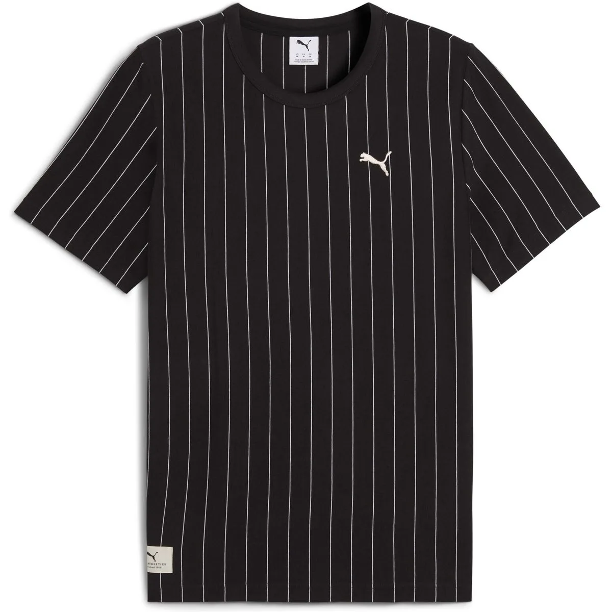 Class Striped Herren T-Shirt, schwarz M