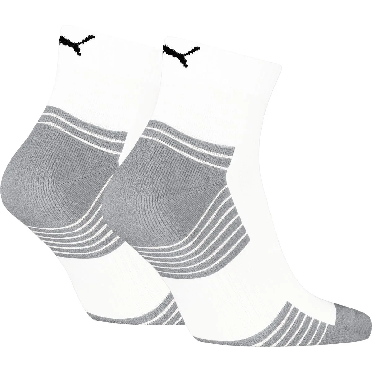 Sport Cushioned Quarter 2er-Pack Socken, weiß 39/42