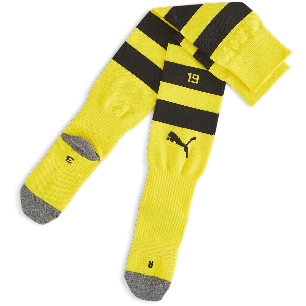 Team Borussia Dortmund Striped Socks Replica Herren Socken, gelb 5