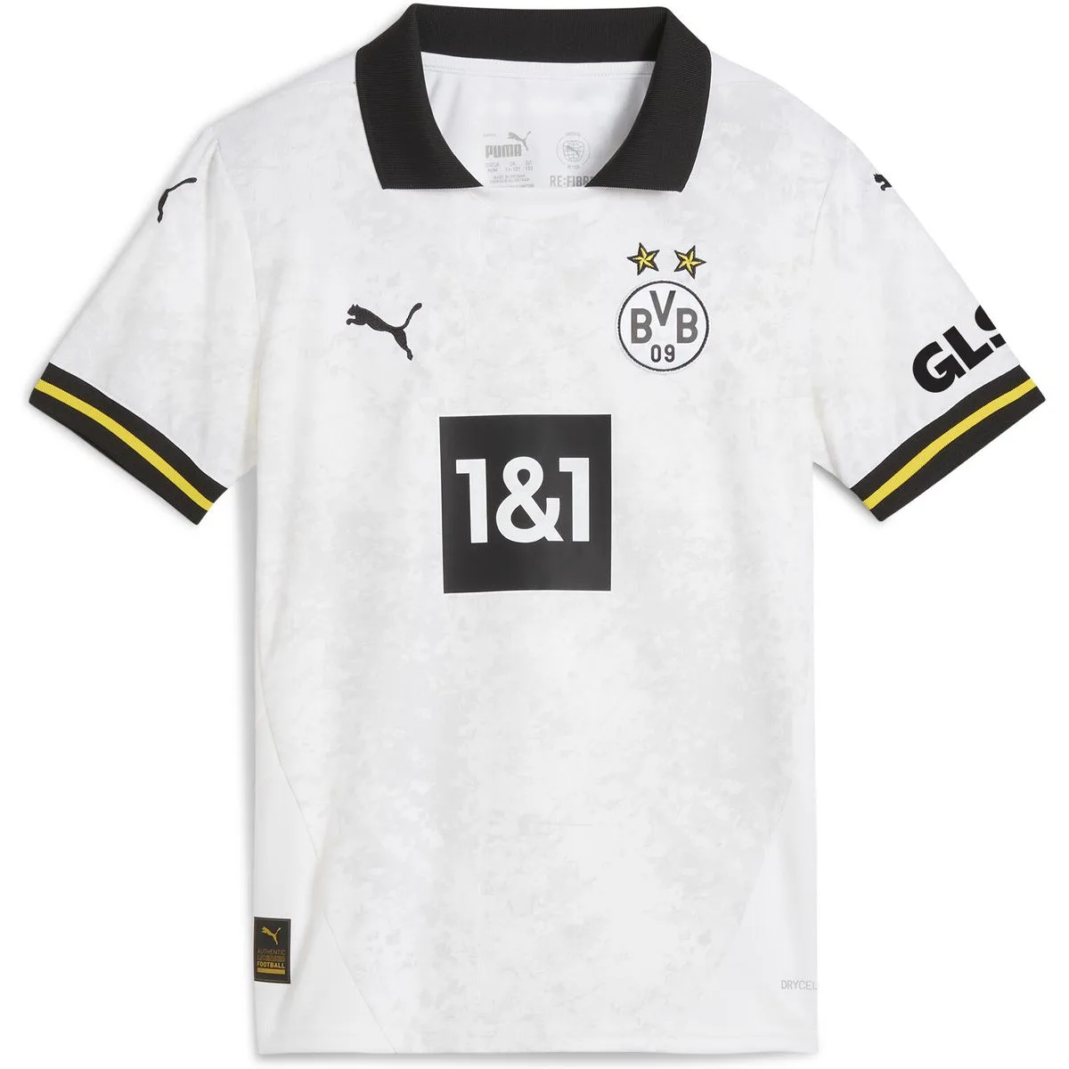 Borussia Dortmund Third Replica Kinder Trikot, weiß 140