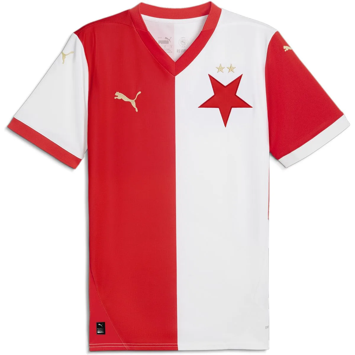 Puma Slavia Prag Home Replica Herren Trikot, weiß