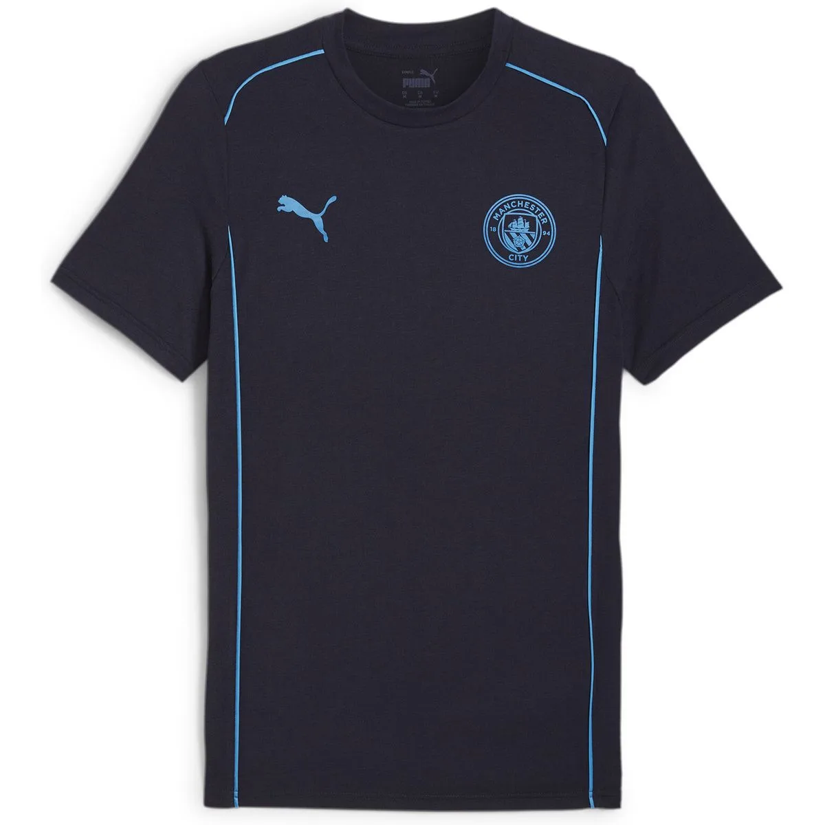 Manchester City Casuals Herren T-Shirt, blau L