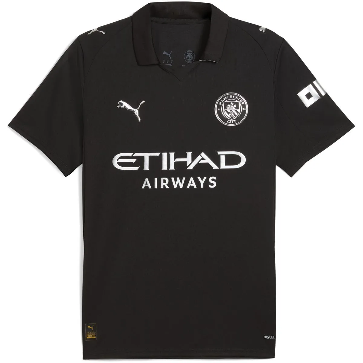 Manchester City Away Replica Herren T-Shirt, schwarz XXL
