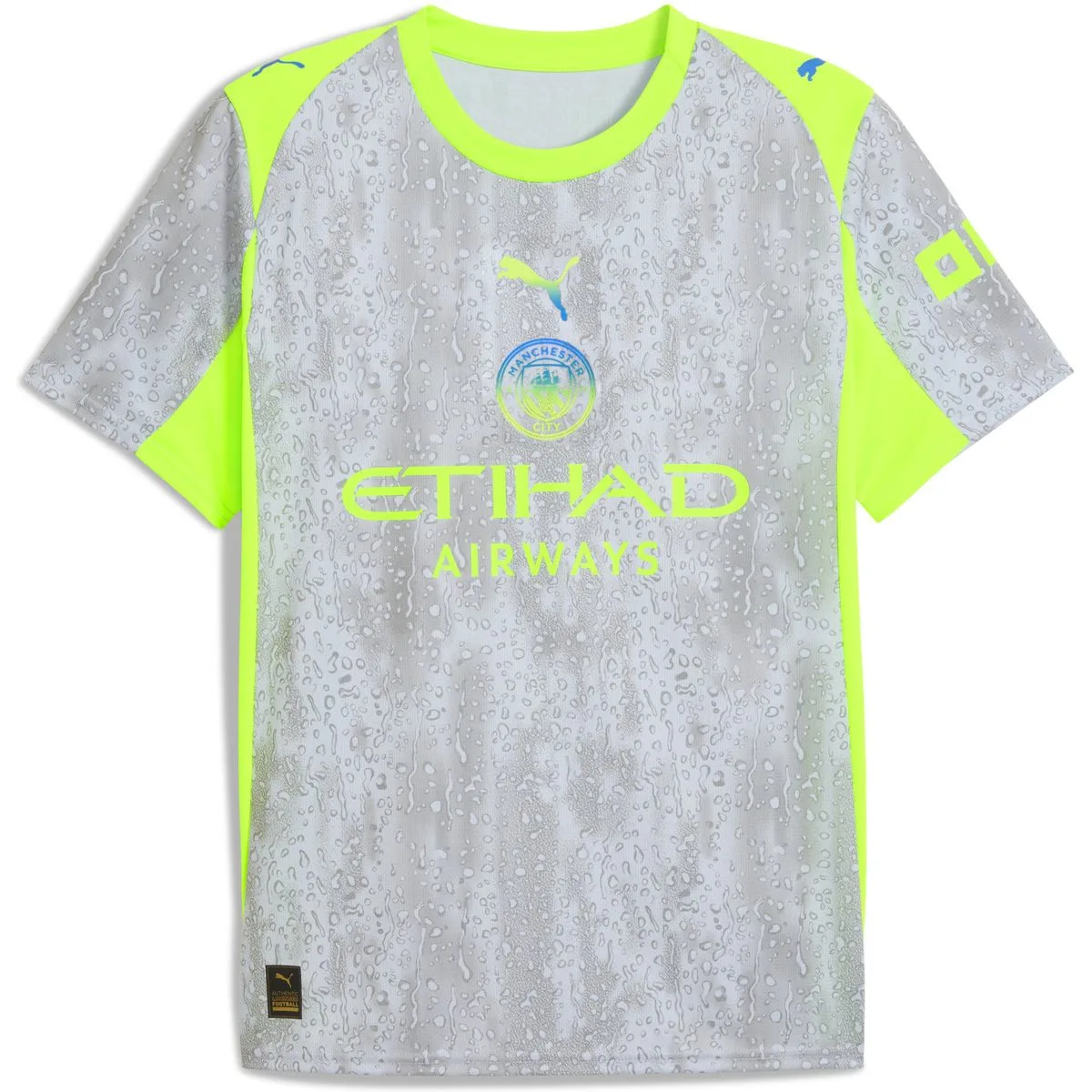 Manchester City 3rd Replica Herren T-Shirt, blau M