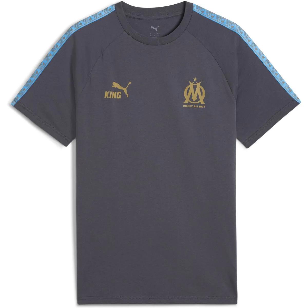 Olympique Marseille King Herren T-Shirt, grau XL