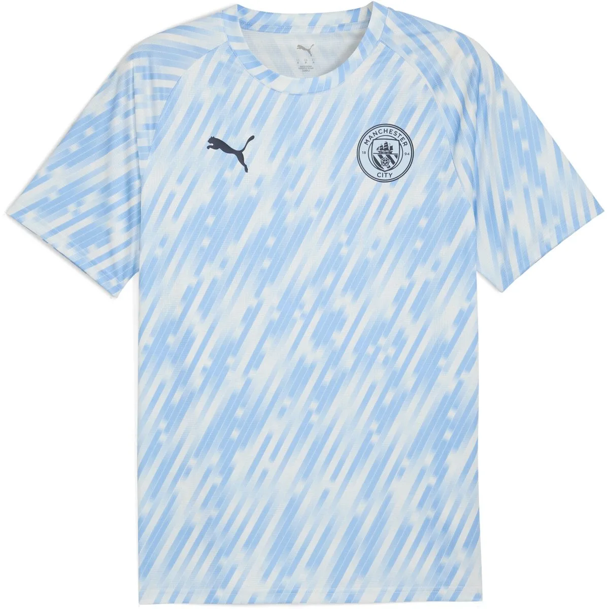 Manchester City Warm Up Herren T-Shirt, blau S