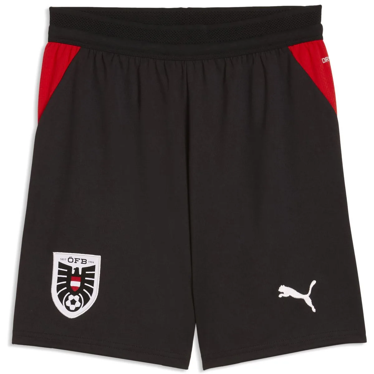 Österreich Replica Kinder Shorts, schwarz 176