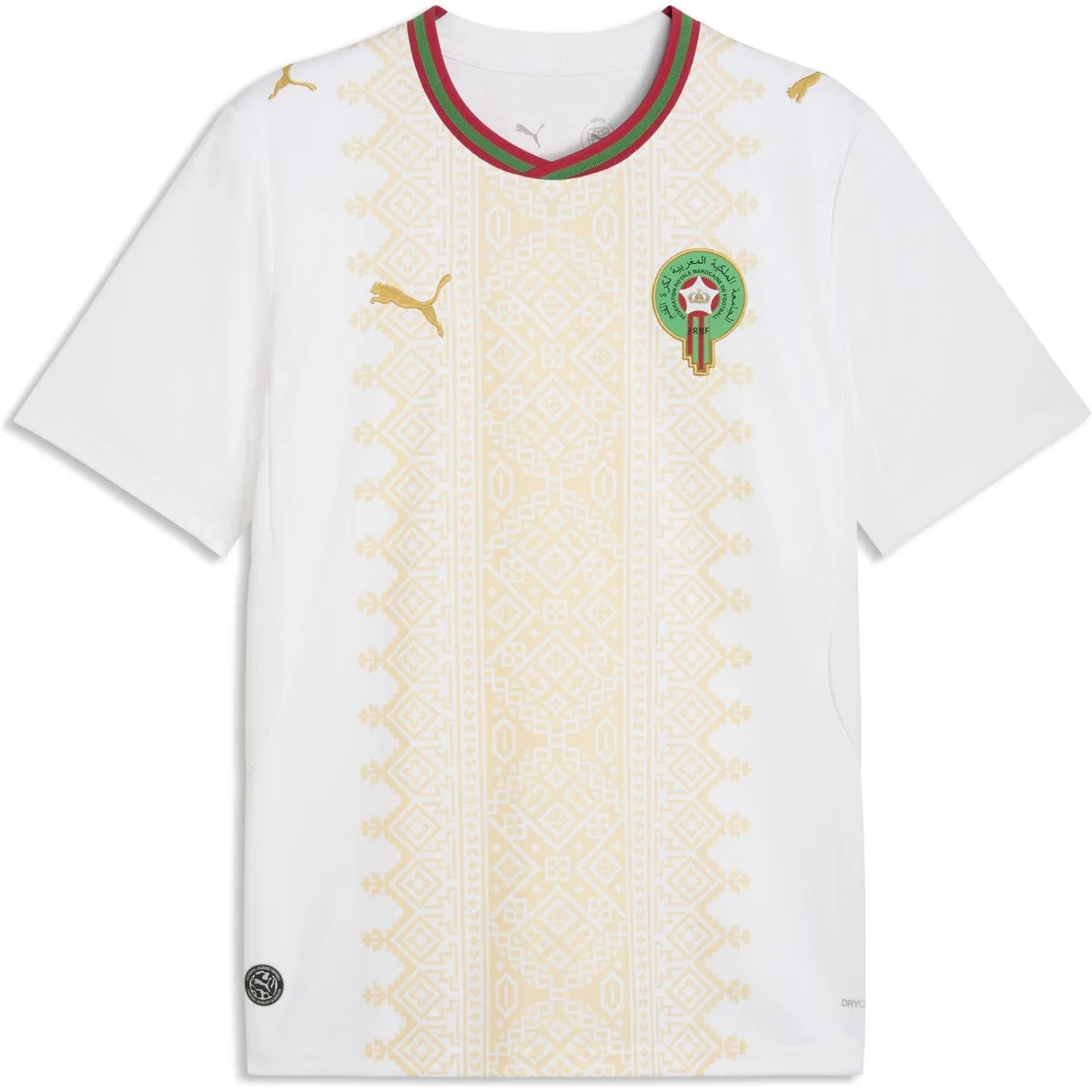 Marokko Away Replica Herren T-Shirt, weiß L