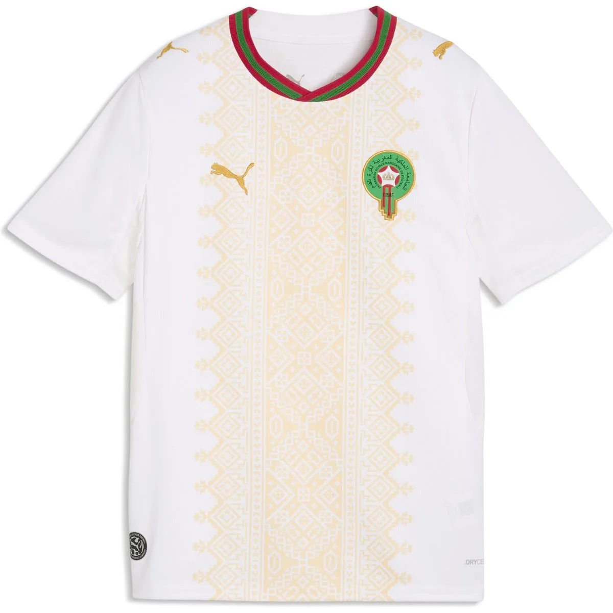 Marokko Away Replica Kinder T-Shirt, weiß 164