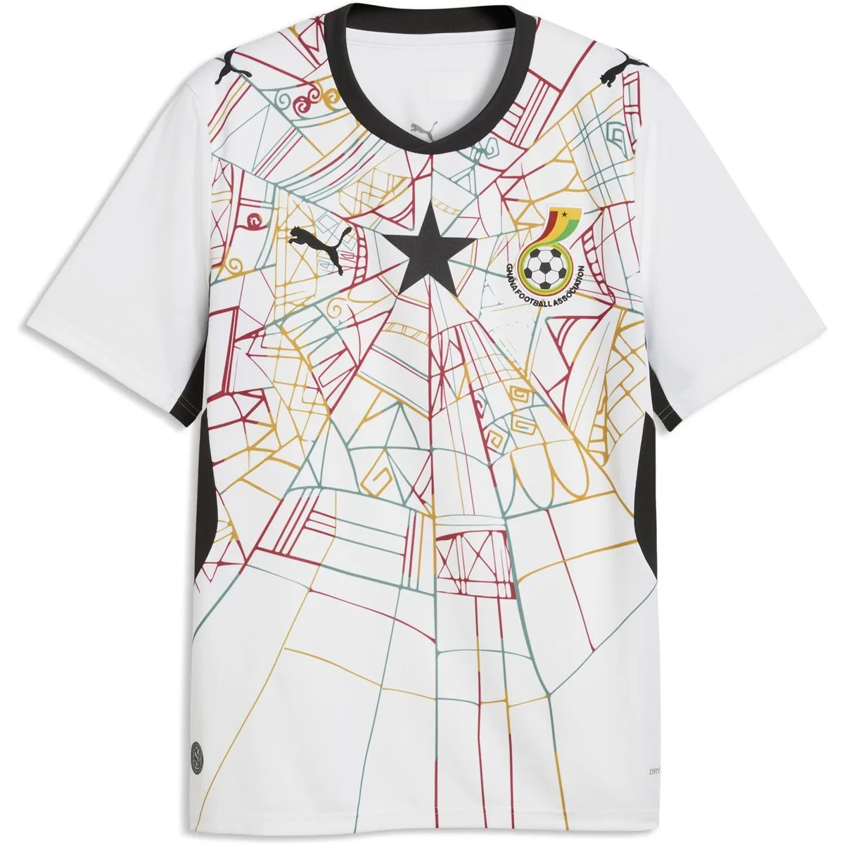 Ghana Home Replica Herren T-Shirt, weiß S