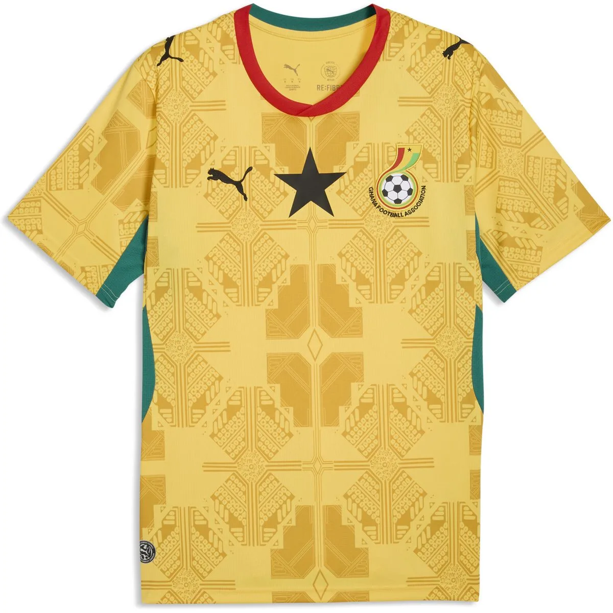 Ghana Away Replica Herren T-Shirt, gelb L