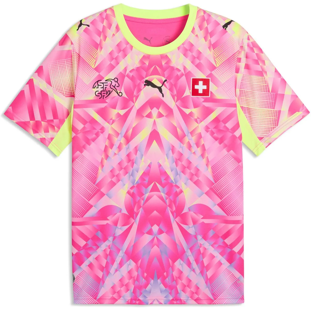 Schweiz Replica Match Concept GK Herren T-Shirt, pink M