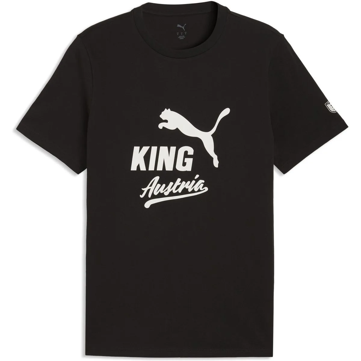 Österreich King Logo Herren T-Shirt, schwarz 3XL
