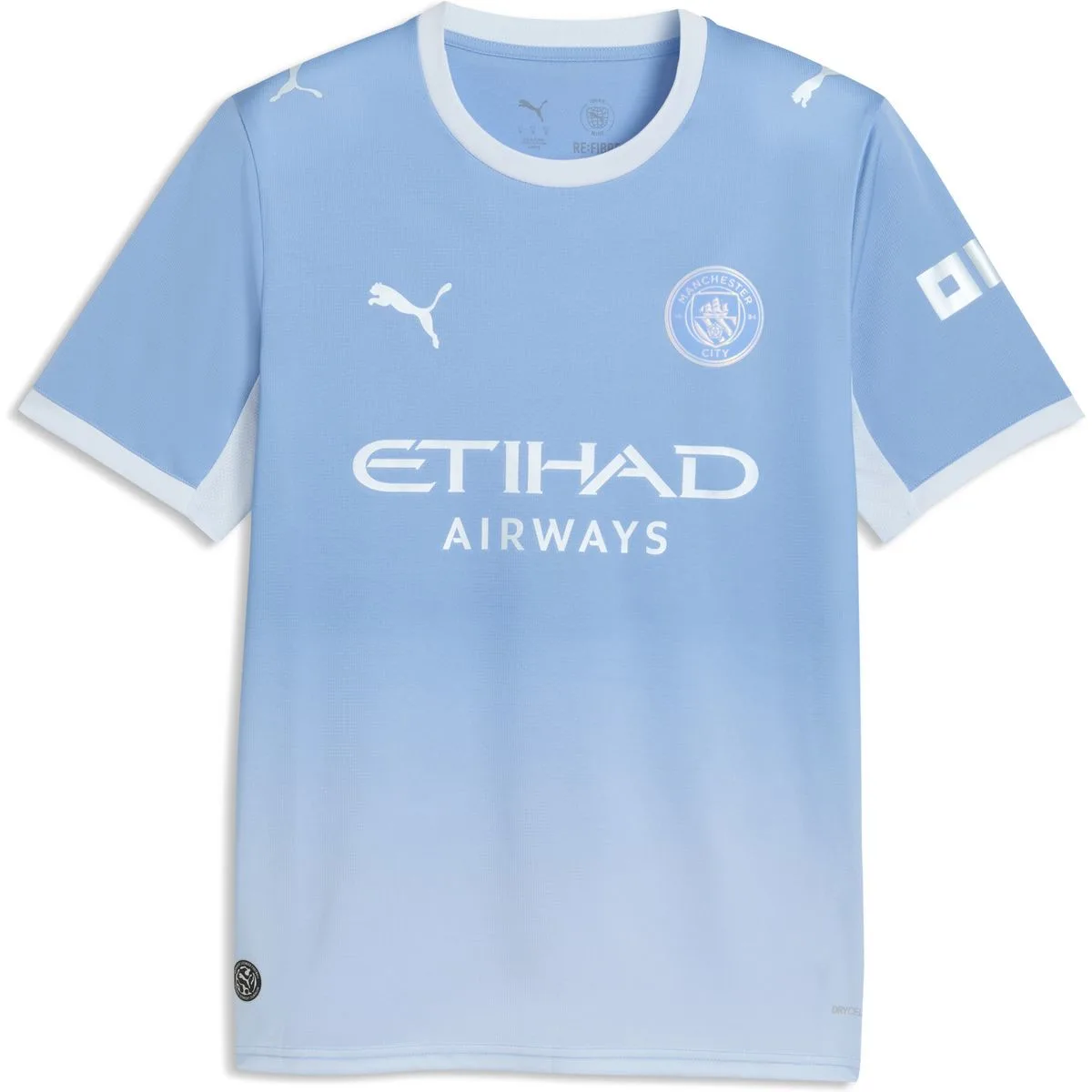 Manchester City Home Replica Herren T-Shirt, blau M