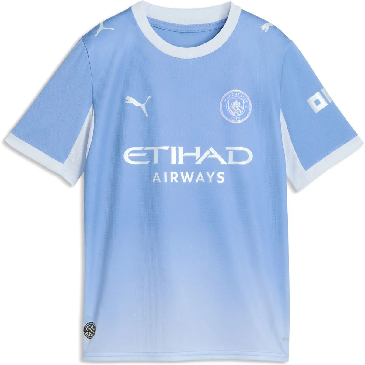 Manchester City Home Replica Kinder T-Shirt, blau 152