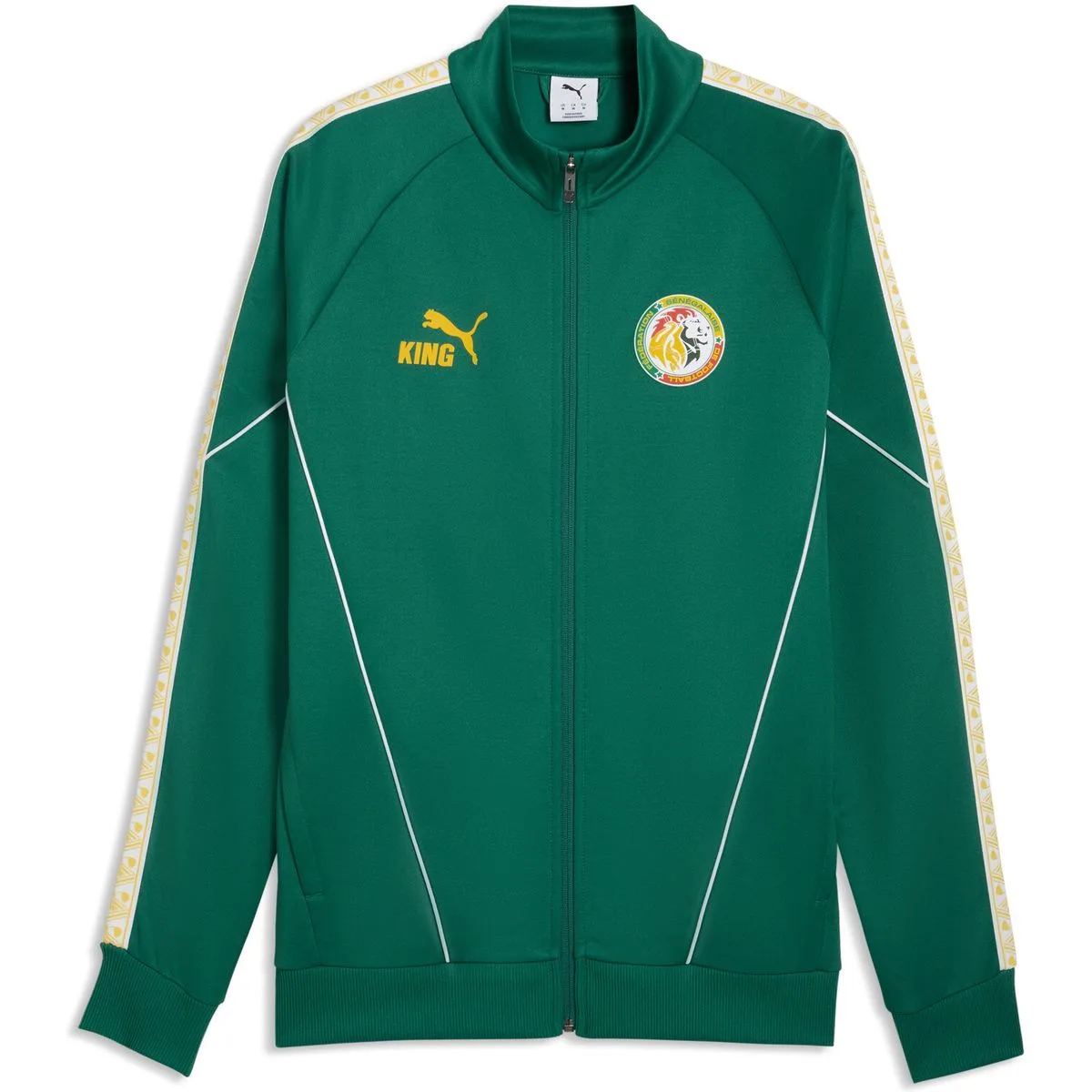 Senegal King Anthem Herren Fußballjacke, grün S