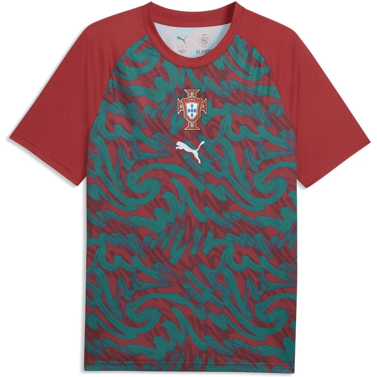 Portugal Warm UP Herren T-Shirt, rot M