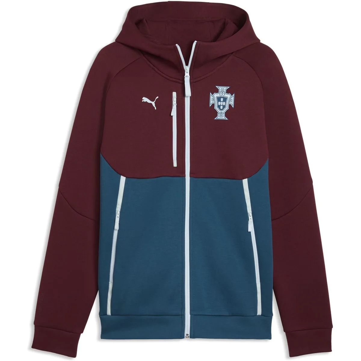 Portugal tech FZ Herren Kapuzensweater, rot XL