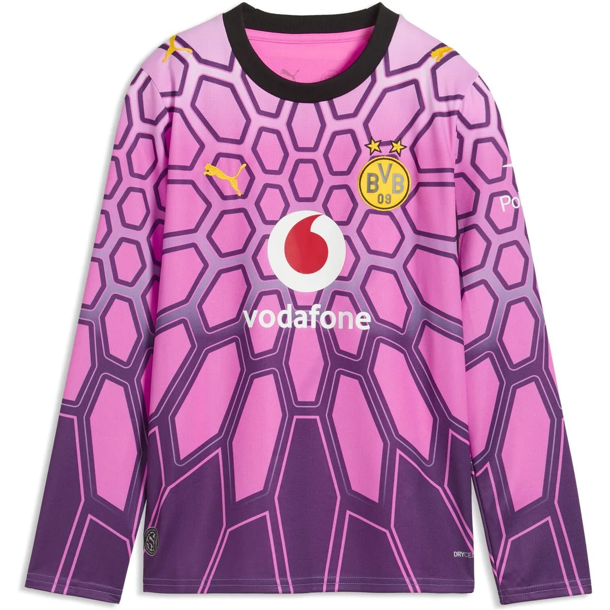 Borussia Dortmund GK Replica Kinder Longsleeve, lila 140