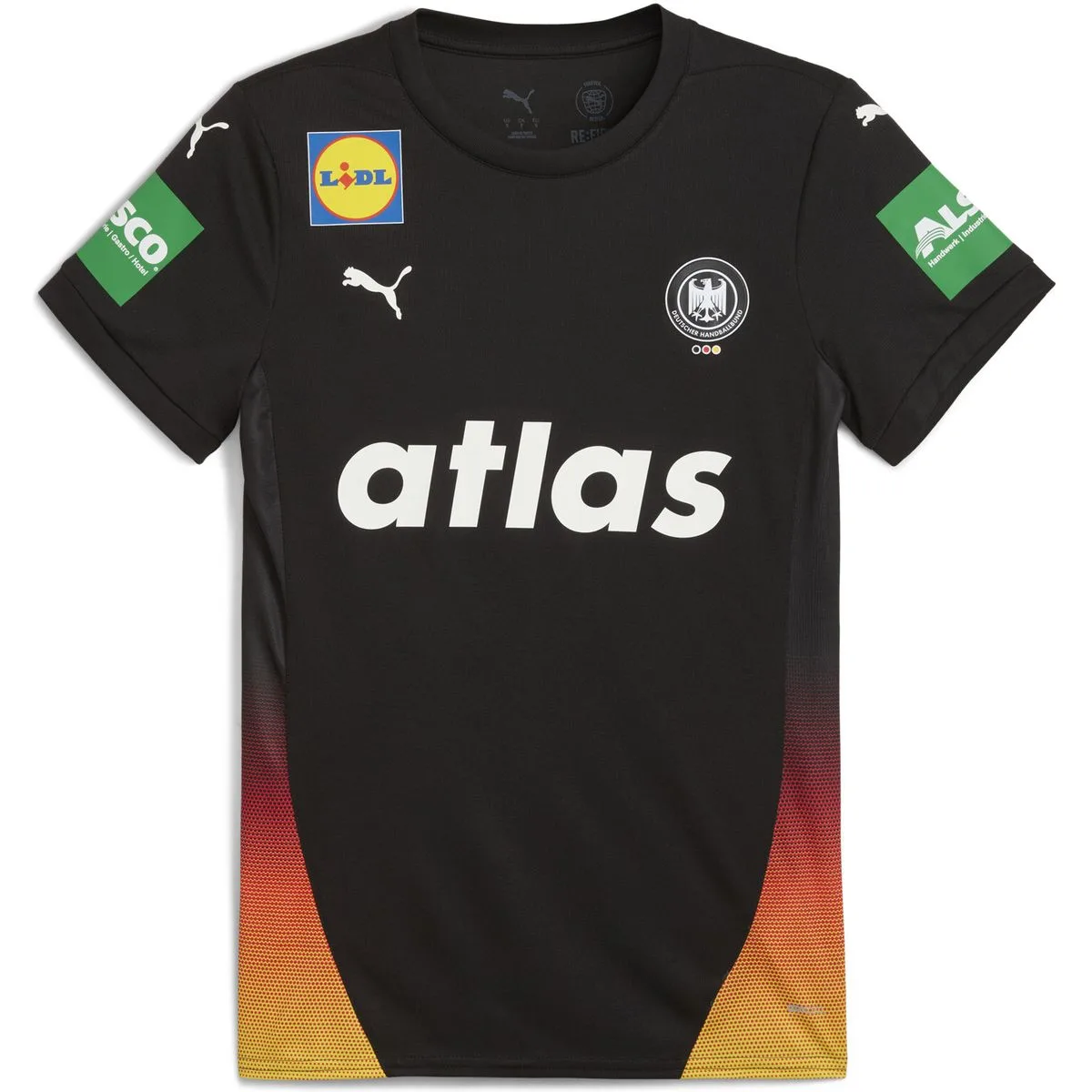 DHB Handball Away Damen T-Shirt, schwarz L