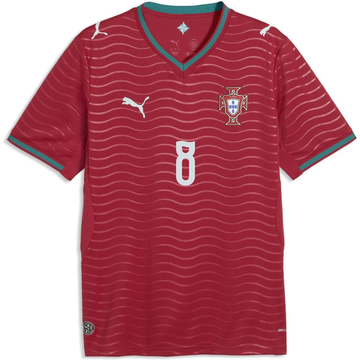 Portugal Home Replica Player Herren T-Shirt, rot XXL