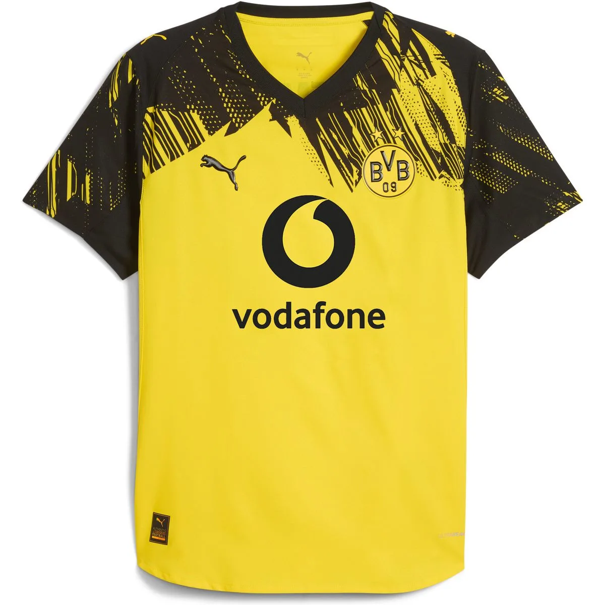 BVB Home Authentic with Sponsor Herren T-Shirt, gelb XL
