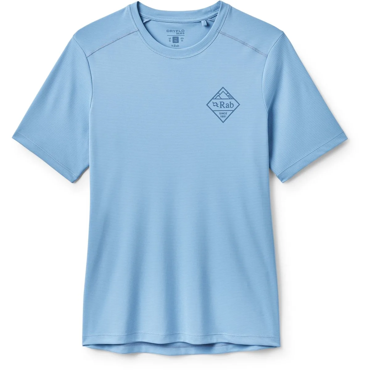 Rab Force Stamp Damen T-Shirt, blau 5059913238289