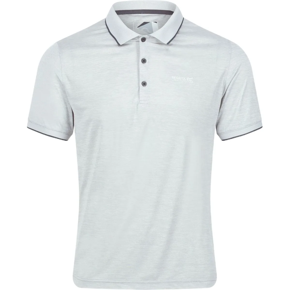 Regatta Remex II Herren Poloshirt, silber