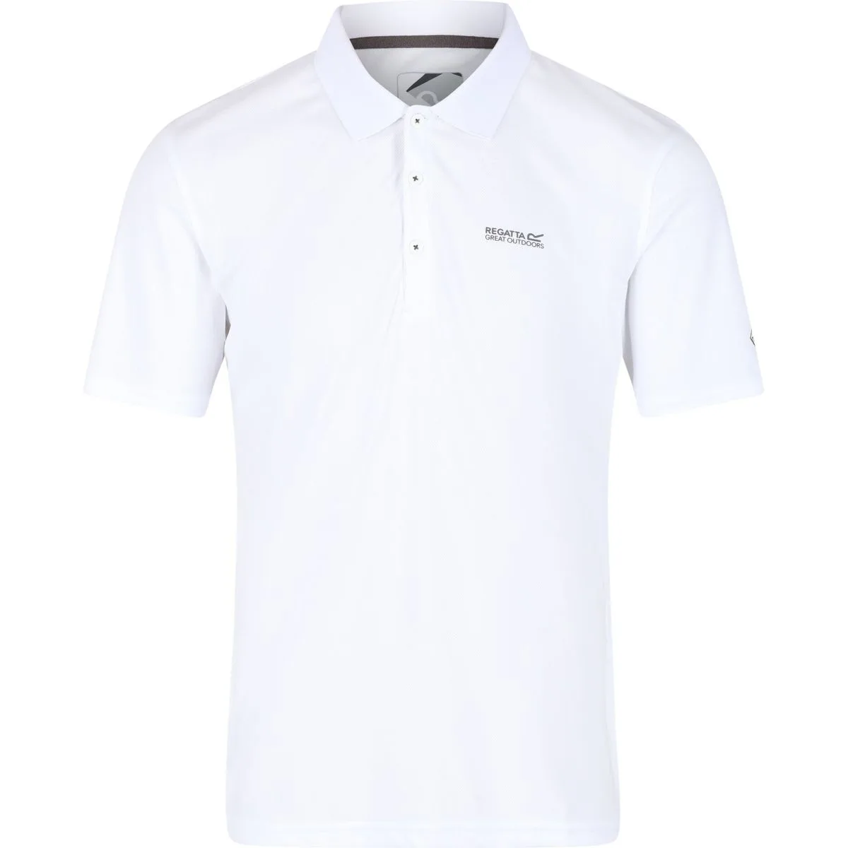 Regatta Maverik V Herren Poloshirt, weiß