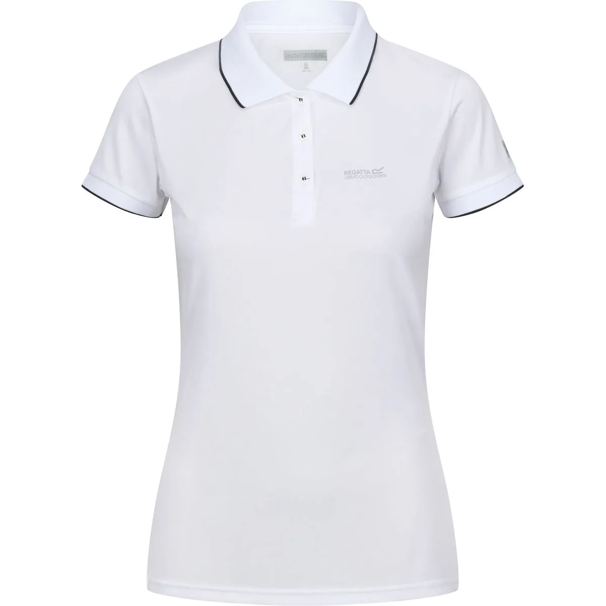Regatta Remex II Damen Poloshirt, weiß