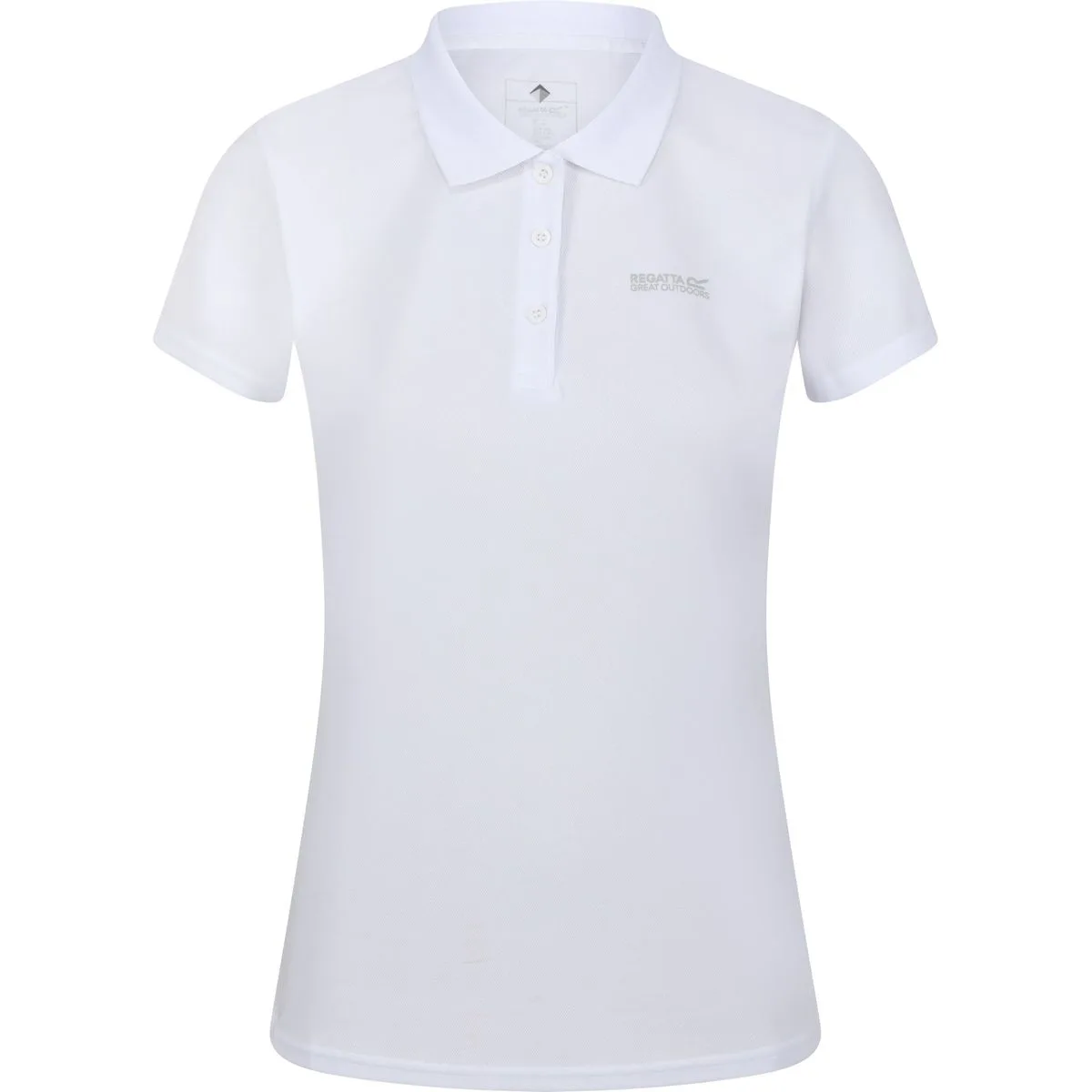 Regatta Maverick V Damen Poloshirt, weiß