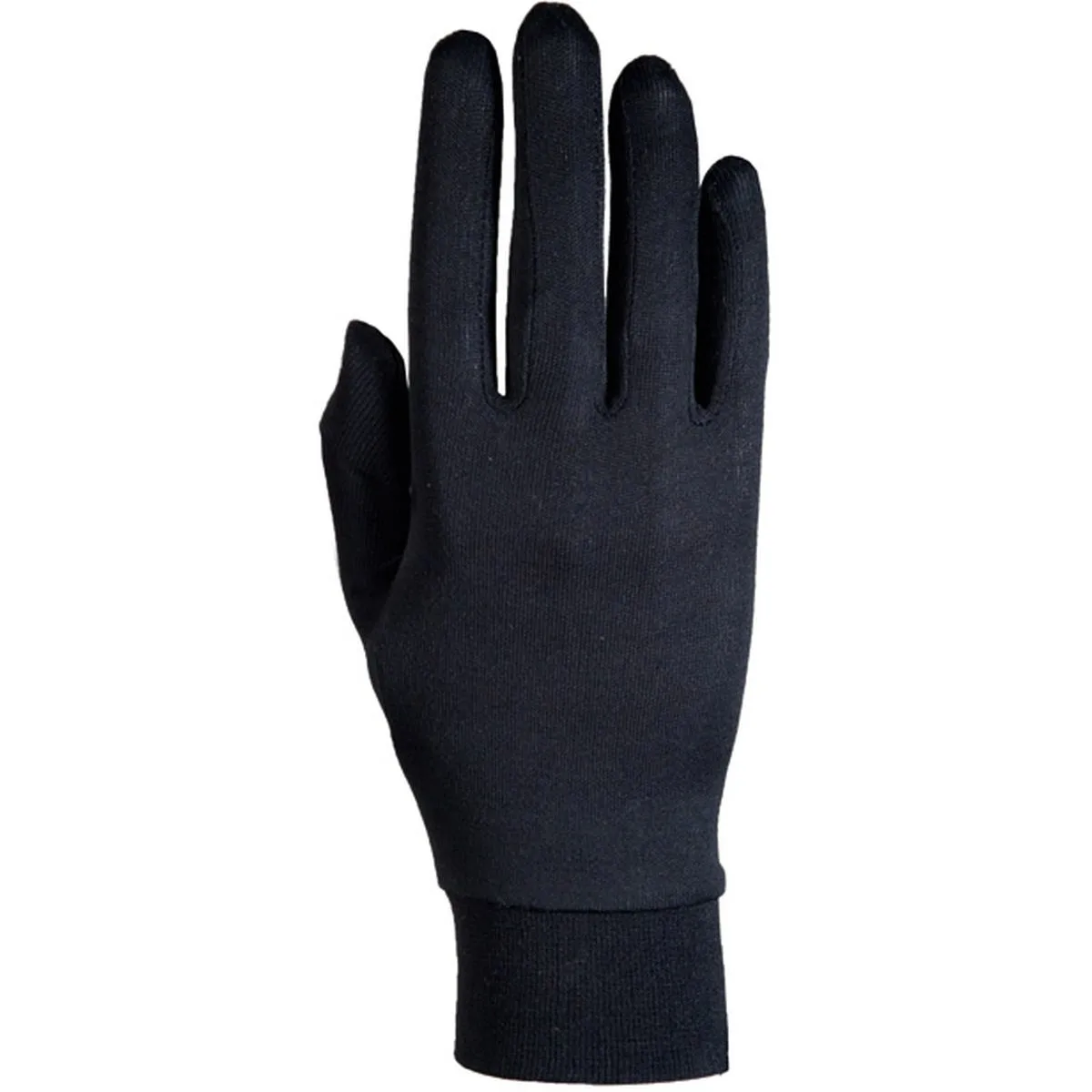 Merino Fingerhandschuhe, schwarz M