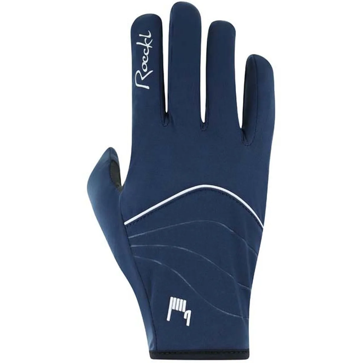 Elena 2 Damen Fingerhandschuhe, blau 8,0