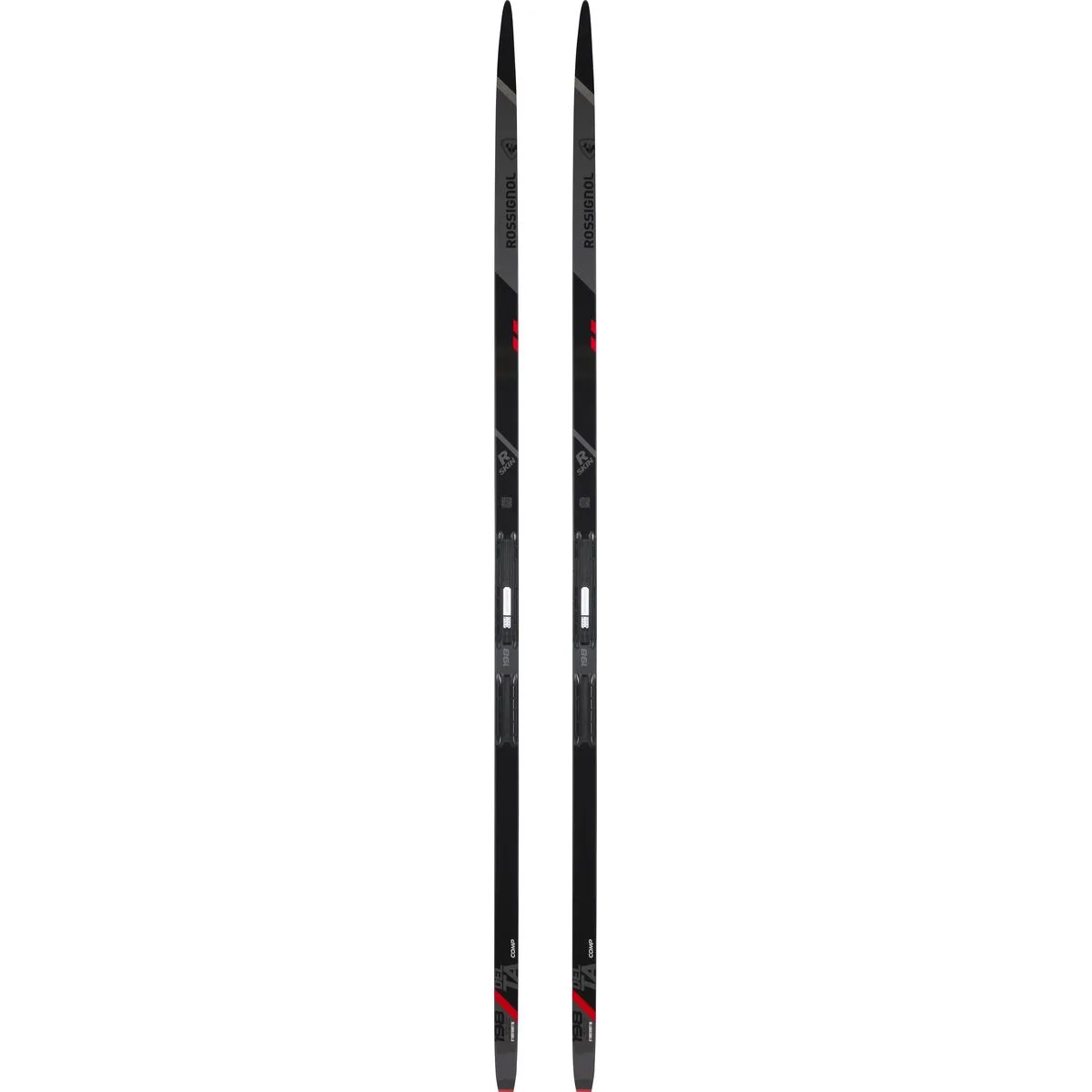 Delta Comp R No-Wax Ski, schwarz 186