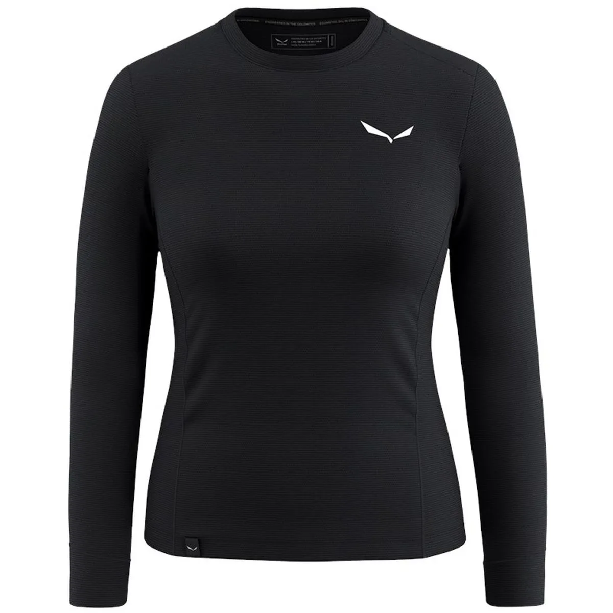 Puez Dry Damen Longsleeve, schwarz 40