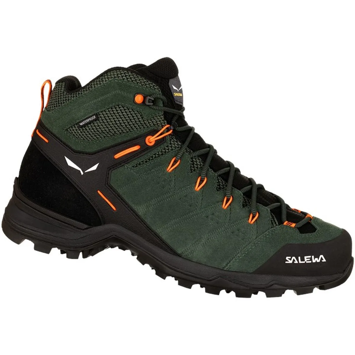 Alp Mate Mid Powertex Herren Trekkingstiefel, grün, Größe 47 47