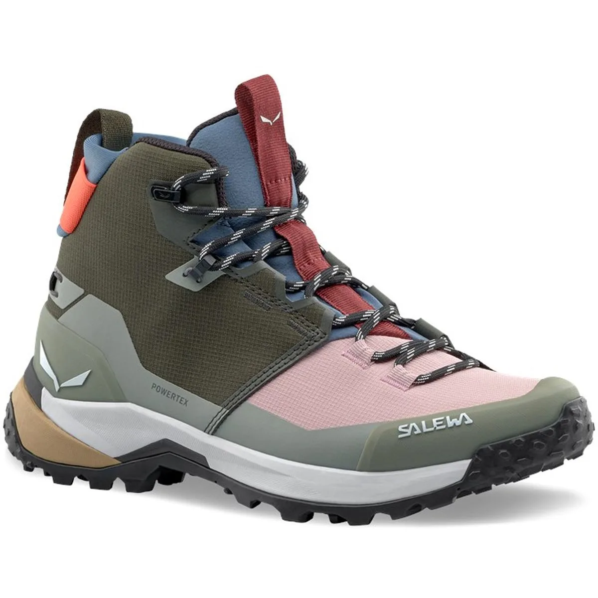 Puez 2 Mid Powertex Damen Trekking-Halbschuhe, grün, Größe 40 ½ 40 ½