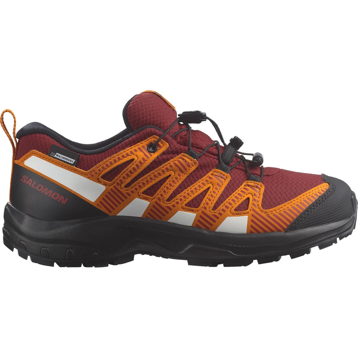 Xa Pro V8 Clima™ Waterproof Kinder Multifunktionsschuhe, rot, Größe 34 34