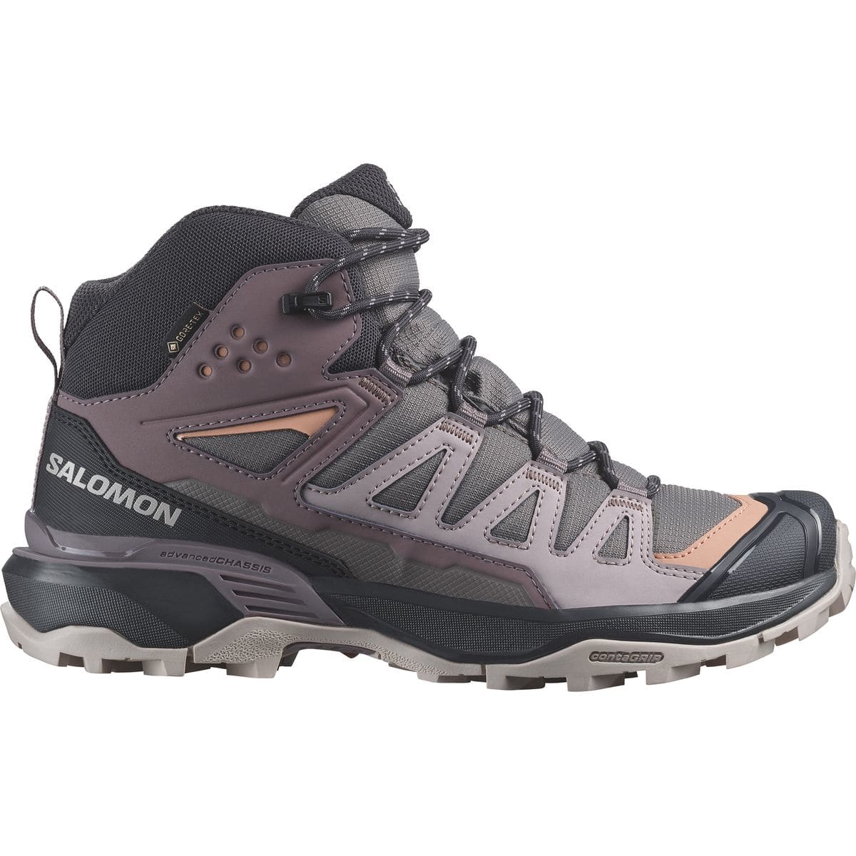Salomon X Ultra 360 Mid Gore-Tex Damen Trekkingstiefel, lila, Größe 40 ⅔ 195751579728